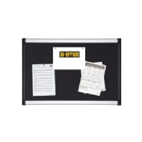 Bilde av best pris Opslagstavle Bi-Office Provision Softouch 90x120 cm med sort skum overflade interiørdesign - Tavler og skjermer - Oppslagstavler