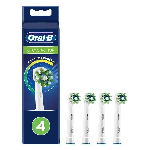 Bilde av best pris Oral-B Cross Action 4pcs Helse & velvære - Tannpleie - Elektrisk tannbørste