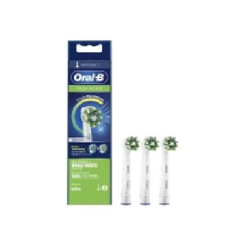 Bilde av best pris Oral-B CrossAction CleanMaximiser - Utskiftningsbørstehode - for tannbørste - hvit (en pakke 3) - for Pro 2000, 2500, 4000, 4500, 600, 650, 700, 7000 Helse - Tannhelse - Tannbørstehoder