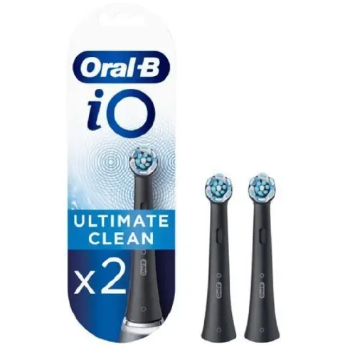 Bilde av best pris Oral-B Oral-B Refiller iO Ultimate Clean 2-pk, svart Børstehoder,Børstehoder,Personpleie,Top Toothbrush