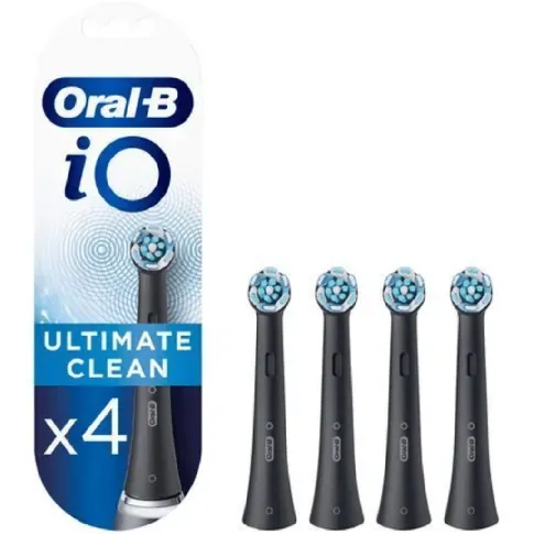 Bilde av best pris Oral-B Oral-B Refiller iO Ultimate Clean 4-pk, svart Børstehoder,Børstehoder,Personpleie,Top Toothbrush