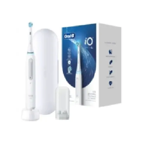 Bilde av best pris Oral-B iO Series 4N - Elektrisk tannbørste - Hvid Helse - Tannhelse - Elektrisk tannbørste