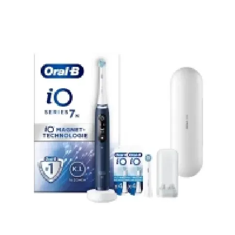 Bilde av best pris Oral-B iO Series 7N Sapphire Blue, Voksen, Vibrerende tannbørste, Daglig stell, Grundig rens, Gum omsorg, Sensitiv / Myk, Whitening, Blå, Rund, Batteri Helse - Tannhelse - Elektrisk tannbørste