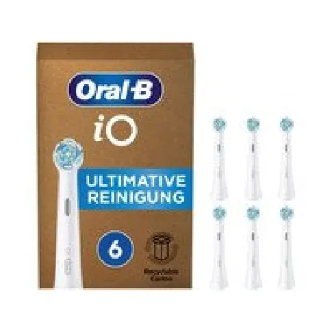 Bilde av best pris Oral-B iO Series Ultimate Clean Tannbørstehoder - Hvit - 6-pakning Helse - Tannhelse - Tannbørstehoder