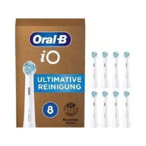Bilde av best pris Oral-B iO Series Ultimate Clean Tannbørstehoder - Hvit - 8-pakning Helse - Tannhelse - Tannbørstehoder