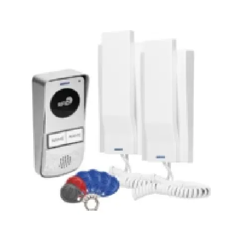 Bilde av best pris Orno 2-families intercom med intercom, overflatemontert med fjernkontrollleser, MIZAR MULTI Huset - Sikkring & Alarm - Adgangskontrollsystem