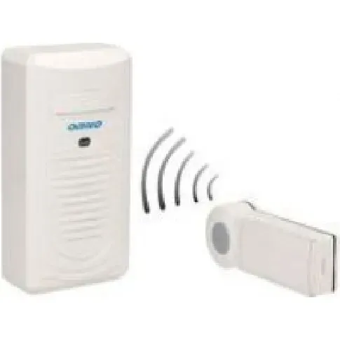 Bilde av best pris Orno Wireless doorbell DISCO DC, battery-operated with learning system, white (OR-DB-KH-122) Huset - Sikkring & Alarm - Adgangskontrollsystem