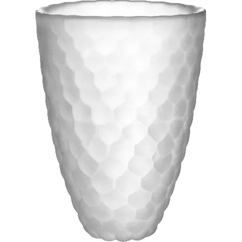 Bilde av best pris Orrefors Hallon Vase Frostet 16 cm Vase