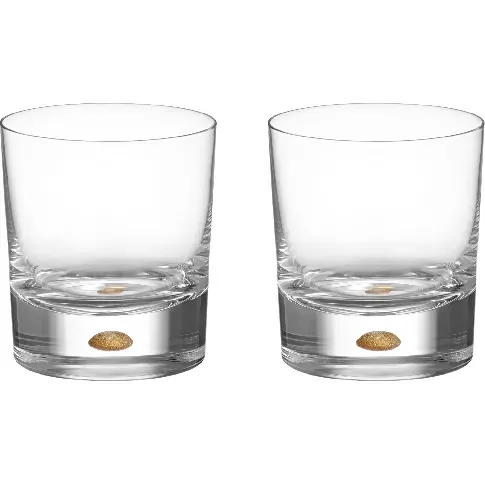 Bilde av best pris Orrefors Intermezzo Double Old Fashioned drinkglass 25 cl, gull Drinksglass