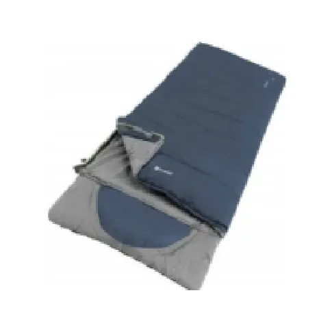 Bilde av best pris Outwell Contour Lux Sleeping Bag, Left zipper, Deep Blue Utendørs - Camping - Soveposer/sengematter