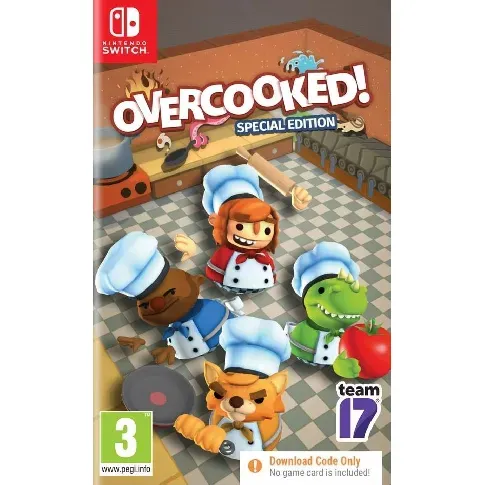 Bilde av best pris Overcooked! Special Edition (Code in a Box) - Videospill og konsoller