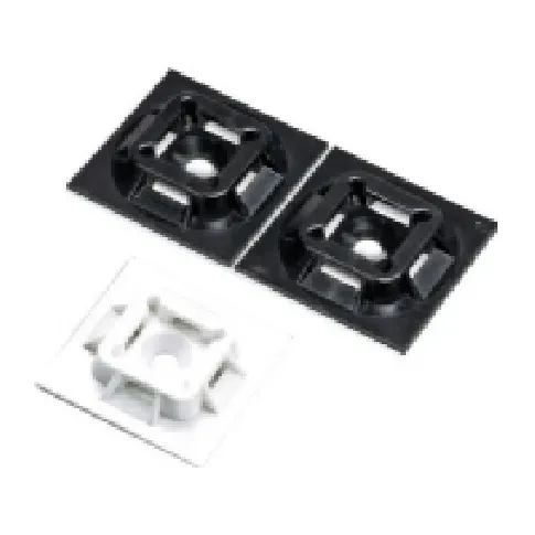 Bilde av best pris PANDUIT Kabelbinderanker i Sort UV, med klæbepude og skruehul M3 - (500 stk.) Verktøy & Verksted - Vedlikehold - Smøremiddler