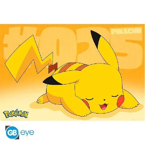 Bilde av best pris POKEMON - Poster Maxi 91.5x61 - Pikachu Asleep - Fan-shop