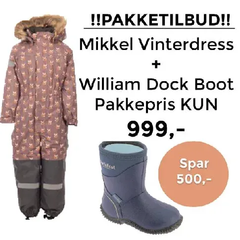 Bilde av best pris Pakketilbud: Vinterdress Rose &amp; Dock Boot - Pakketilbud
