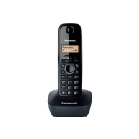 Bilde av best pris Panasonic KX-TG1611 - Trådløs telefon med anrops-ID - DECT - svart Tele & GPS - Fastnett & IP telefoner - Alle fastnett telefoner
