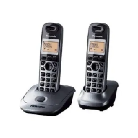Bilde av best pris Panasonic KX-TG2512PDM - Trådløs telefon med opkalds-ID - DECT\GAP + ekstra telefonrør - (Engelsk brugervejledning-/ Sprog) Tele & GPS - Fastnett & IP telefoner - Trådløse telefoner