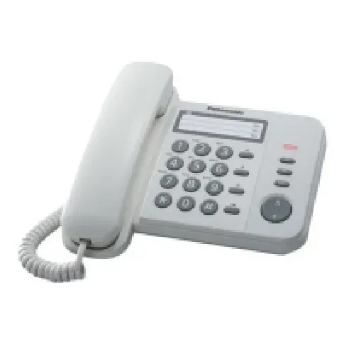Bilde av best pris Panasonic KX-TS520FXW - Telefon med ledning Tele & GPS - Fastnett & IP telefoner - Alle fastnett telefoner