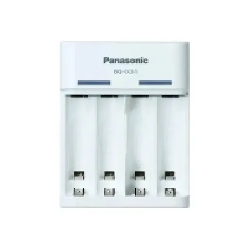 Bilde av best pris Panasonic eneloop BQ-CC61 - 10 t batterilader - (for 4xAA, 4xAAA) Strøm artikler - Batterier - Batterilader