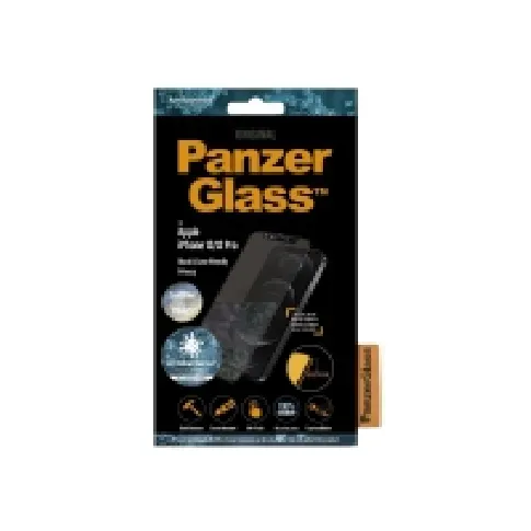 Bilde av best pris PanzerGlass Black & Case Friendly Privacy - Skjermbeskyttelse for mobiltelefon - glass - med personvernsfilter - svart - for Apple iPhone 12, 12 Pro Tele & GPS - Mobilt tilbehør - Diverse tilbehør