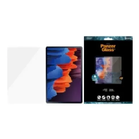 Bilde av best pris PanzerGlass Original - Skjermbeskyttelse for nettbrett - glass - krystallklar - for Samsung Galaxy Tab S7+ (12.4 tommer), Tab S8+, Tab S9+ PC & Nettbrett - Nettbrett tilbehør - Skjermbeskyttelse