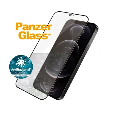Bilde av best pris Panzerglass PanzerGlass Skjermbeskytter iPhone 12/12 Pro, Svart Skjermbeskyttere,Elektronikk