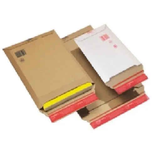 Bilde av best pris Papkonvolut A4+ Colompac 235 x 340 x 50 mm brun (20 stk.) Papir & Emballasje - Konvolutter og poser - Fraktposer