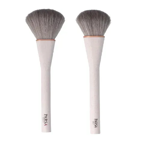 Bilde av best pris Parsa - Beauty Powder Brush White + Parsa - Beauty Blush Brush White - Skjønnhet