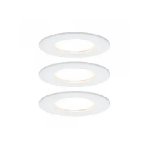 Bilde av best pris Paulmann 934.96, Indbygget lysplade, 3 pære(r ), LED, 2700 K, 460 lm, Hvid Belysning - Innendørsbelysning - Baderom