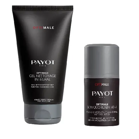 Bilde av best pris Payot Homme - Optimale Purifying Cleansing Gel Hair&Body 200 ml + Payot Homme - Optimale 3-In-1 Moisturizing Anti-Fatique and Anti-Pollution Gel Cream 50 ml - Skjønnhet