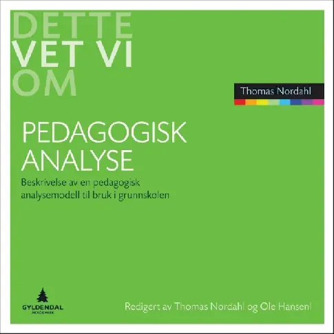 Bilde av best pris Pedagogisk analyse - En bok av Thomas Nordahl