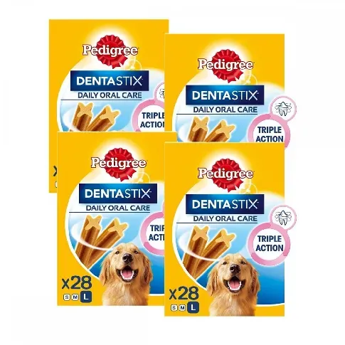 Bilde av best pris Pedigree Dentastix L 4x28 st Hund - Hundegodteri - Dentaltygg