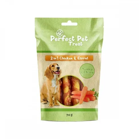 Bilde av best pris Perfect Pet 2-in-1 Chicken & Carrot 70 g Hund - Hundegodteri - Tyggepinner