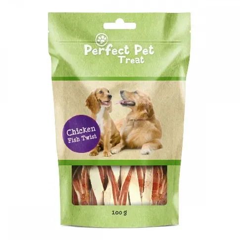 Bilde av best pris Perfect Pet Chicken & Fish Twist 100 g Hund - Hundegodteri - Tørket hundegodteri