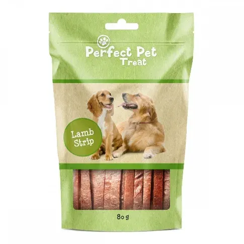 Bilde av best pris Perfect Pet Lamb Strip (80 g) Hund - Hundegodteri - Tørket hundegodteri