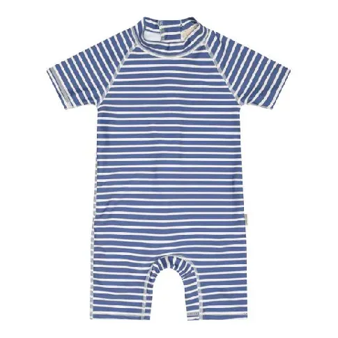Bilde av best pris Petit Piao Badedrakt UV50+ Striped Moonlight Blue/Offwhite - Babyklær