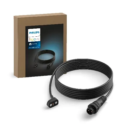 Bilde av best pris Philips Hue - Secure 3m CSA-2DA Cable Black (24v outdoor)​ EU - Elektronikk