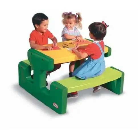 Bilde av best pris Piknikbord, stor modell, grønn Little Tikes 466A Bord og stoler