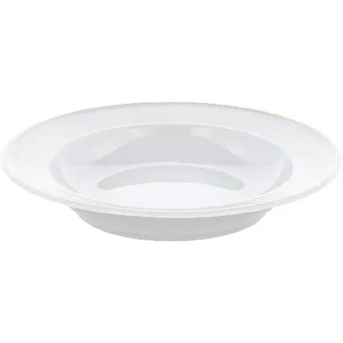Bilde av best pris Pillivuyt Plissé dyp tallerken 22 cm, hvit/gull Plate
