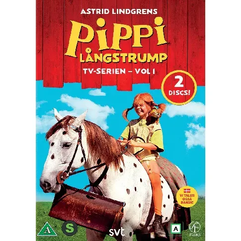 Bilde av best pris Pippi Långstrump Tv-Serie Box 1 (2-Disc) - Filmer og TV-serier