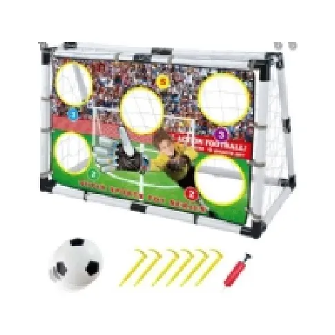 Bilde av best pris Play>it® fodboldmål med komplet sigtefront 795 x 1200 mm Utendørs lek - Lek i hagen - Fotballmål