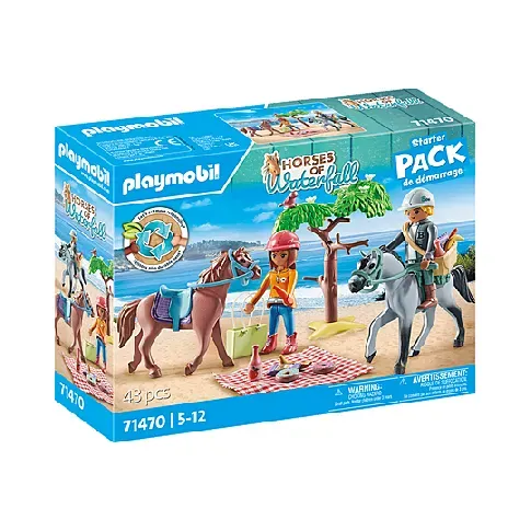 Bilde av best pris Playmobil - Horseback Riding Trip to the beach with Amelia and Ben (71470) - Leker
