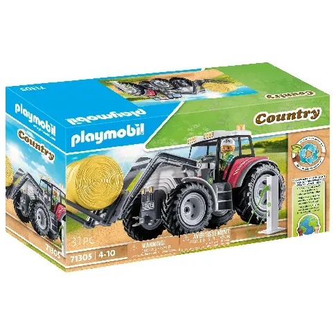 Bilde av best pris Playmobil - Large Tractor with Accessories (71305) - Leker