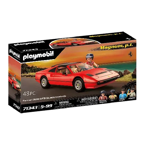 Bilde av best pris Playmobil - Magnum, p.i. Ferrari 308 GTS Quattrovalvole (71343) - Leker