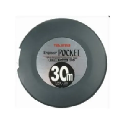 Bilde av best pris Pocket båndmål 30M FIG 4 KL 1 Rustfrit stål Rørlegger artikler - Rør og beslag - Trykkrør og beslag