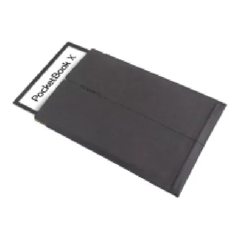 Bilde av best pris PocketBook - Lommebok for eBook-leser - polyuretan, mikrofiber - svart/gul - 10.3 - for PocketBook InkPad X TV, Lyd & Bilde - Bærbar lyd & bilde - Tilbehør