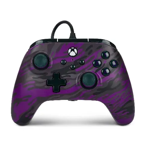 Bilde av best pris PowerA Advantage Wired Controller - Xbox Series X/S - Purple Camo - Videospill og konsoller