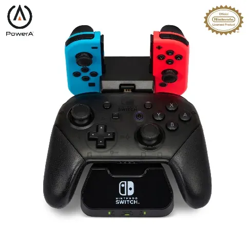 Bilde av best pris PowerA Controller Charging Base - Nintendo Switch - Videospill og konsoller