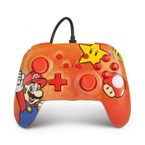 Bilde av best pris PowerA Nintendo Switch Enh Wired Controller - Mario Vintage - Videospill og konsoller