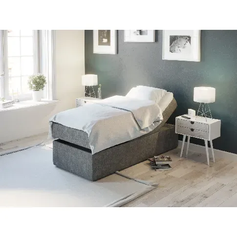 Bilde av best pris Premium regulerbar seng 90x200 - lys grå