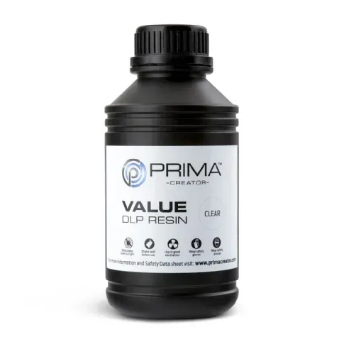 Bilde av best pris Prima PrimaCreator Value DLP / UV Resin 500 ml Klar 3D skrivarförbrukning,UV-resin